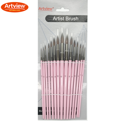 Variegated Synthetic Brush