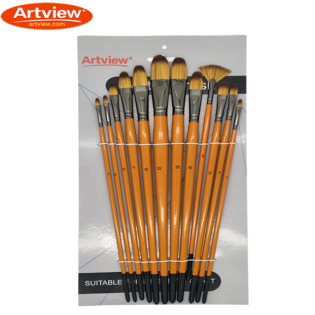 Variegated Synthetic Brush