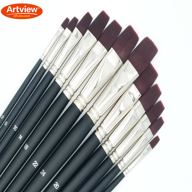 Red Wine Synthetic Brush