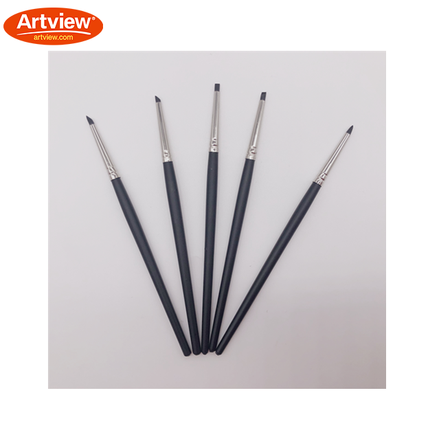 Artview 5pcs Silicone Pen Polymer Ceramic Shaping Tools Art Pottery Clay Tools Clay Pottery Sculpting Pencil Art